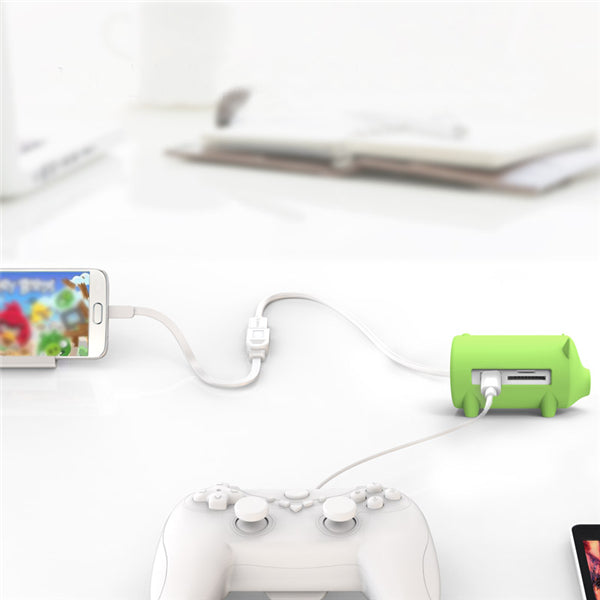 ORICO Little Pig High Speed USB 3.0 OTG HUB Adapter SD TF Card Reader for Macbook Laptop