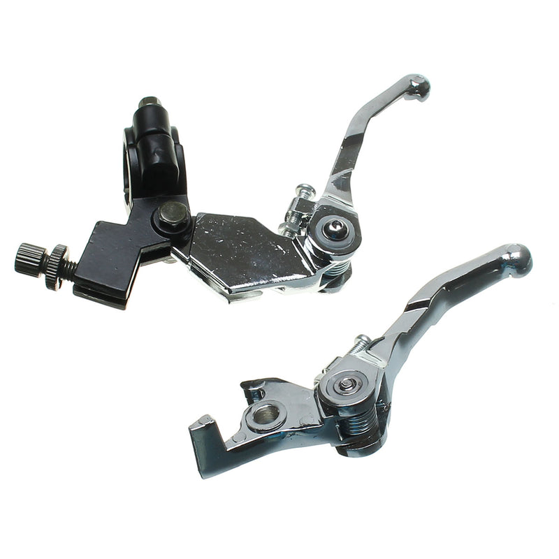 Folding Snap Brake Grip Lever Clutch Alloy For 110cc 125cc 140cc Pit Bike
