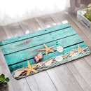 40x60cm Kitchen Bedroom Bathroom Non-Slip Carpet Wood Starfish Pedestal Rug Floor Mat