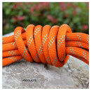 Xinda 12mm 1M Camping Static Rope Cord Rescue String For Caving Downhill Protection