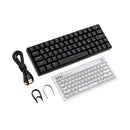 Geek GK64 64 Key Gateron Switch Hot Swappable CIY Switch RGB Backlit Mechanical Gaming Keyboard