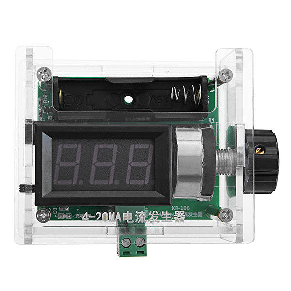 DC 5-28V 4-20mA LED Digital Current Signal Generator Rechargeable Analog Generator Module With Shell