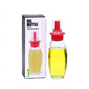 High Temperature Resistant Silicone Brush Oil Bottle Set Kitchen Transparent Glass Flavouring Tool