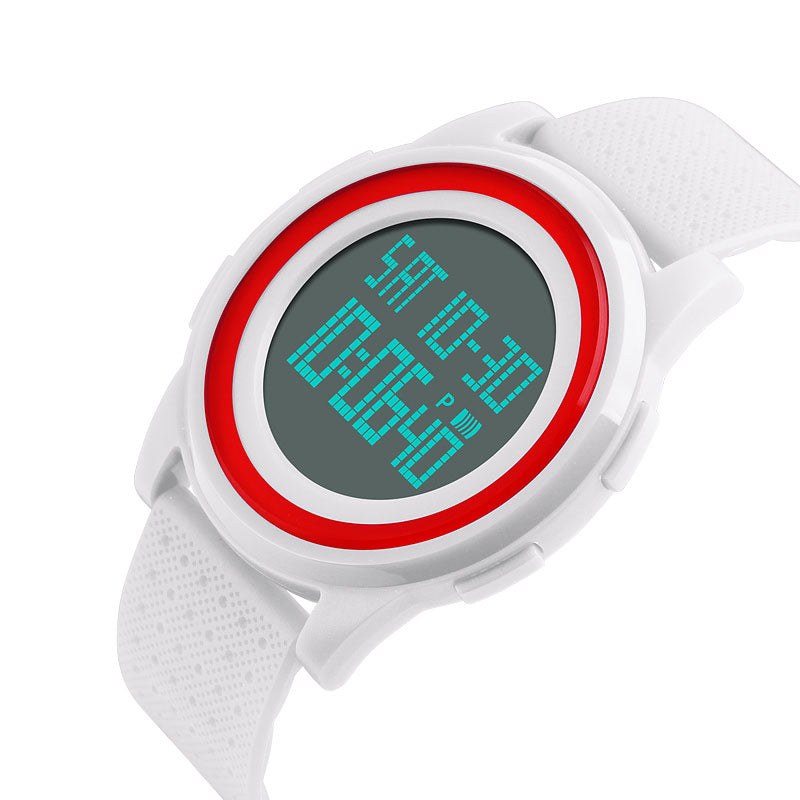 SKMEI 1206 LED Fashion Male Female EL Light 50M Waterproof Digital Watch