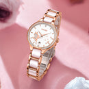 DOM G-1271G Crystal Elegant Design Ladies Wrist Watch Full Steel Band Quartz Watch