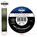 SeaKnigt TRIDENT 300M 15-60LB 4 Strands PE Braided Fishing Line Multifilament Sea Carp Fishing Wire