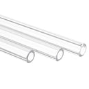 10Pcs 250mm OD 7mm 1mm Thick Wall Borosilicate Glass Blowing Lab Tube