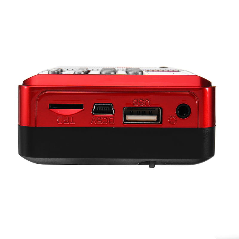 Electric USB Rechargeable Portable Bible Player Audio Speaker Talking FM Radio TF