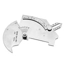 Machifit 50mm Stainless Steel Welding Gauge Bridge Cam Gauge Test Ulnar Welder Inspection Gage