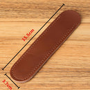 6.1 inch x 1.45 inch Retro Leather Fountain Pen Case Cover Pencil Holder Sleeve Case Pouch