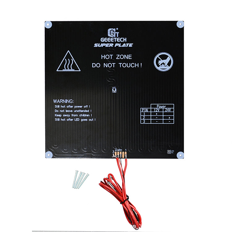 Geeetech 230*230mm*4mm Superplate Black Glass Platform+Aluminum Substrate Heatbed