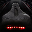 WEST BIKING Bike Saddles With 3 Modes Safety Taillight Outdoor Breathable Shockproof Waterproof Cycling Saddle Bike Seat Bike Cushion