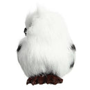 Owl White Black Furry Christmas Ornament Decoration Adornment Simulation H2.75