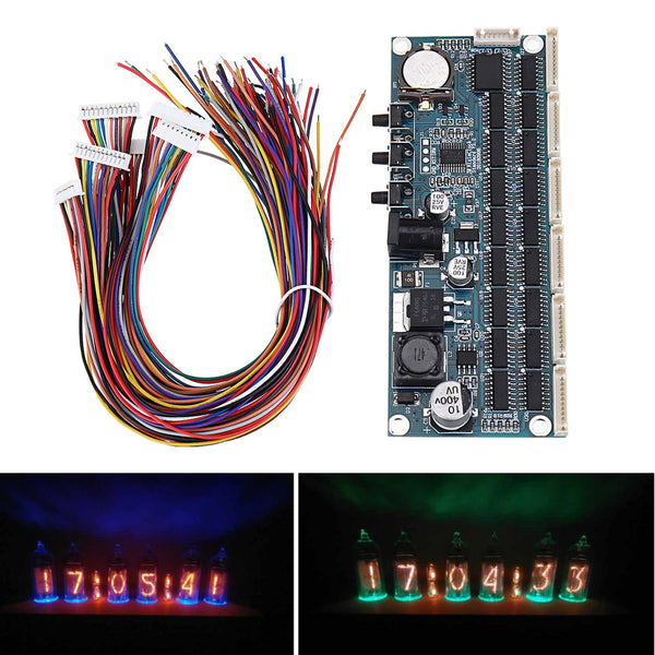 DIY IN14 QS30 IN12 Nixie Tube PCBA Module Motherboard For Glow Tube Digital Clock No Tubes