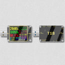ATORCH T18 18 in 1 USB Tester Current Voltmeter Meter HD Color TFT 1.8" PD3.0 Fast Charging Protocol Capacity