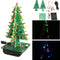 5Pcs Geekcreit Christmas Tree LED Flash Kit Three Color Version 3D DIY Electronic Learning Kit