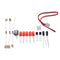 20pcs EQKIT Electronic Funny Kits Voice Control LED Melody Light DIY Kits Production Suite Small Electronic Learning Electronic Kits