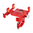 BIKIGHT Aluminum Alloy Bicycle Phone Holder 3.5"-6.2" Adjustable 360 Rotatable Mobile Phone Bracket Outdoor Electric Scooter Riding Equipment