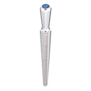 Silver Zinc Alloy Ring Sizer Mandrel Stick Finger Gauge Measure Jewelry Tools Kit