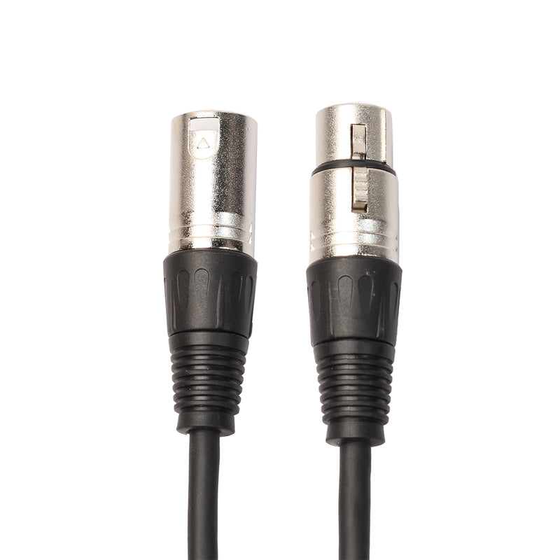 REXLIS 1/ 1.8/ 3M XLR 3-Pin Male to XLR 3-Pin Female Microphone Audio Cable