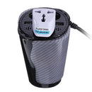 XUYUAN 600W Cup Style Power Inverter DC 12V to AC 110/220V Converter with Voice Control LED Atmosphere Lamp for Car Home Outdoor