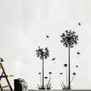 Dandelion Wall Sticker Living Room Home Decoration Car Decor Creative Decal DIY Mural Wall Art