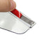 2Pcs Flexible PVC Car Rearview Mirror Rain Shield Guard Rainproof Eyebrow White Universal
