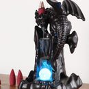 LED Ceramic Backflow Incense Burner Censer Dragon Flight Home Desktop Decoration Gift Packaging Tea Art