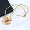 Unisex Fidget Spinner Necklace Twine Pendant Necklace for Men Women