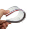 2Pcs Flexible PVC Car Rearview Mirror Rain Shield Guard Rainproof Eyebrow White Universal