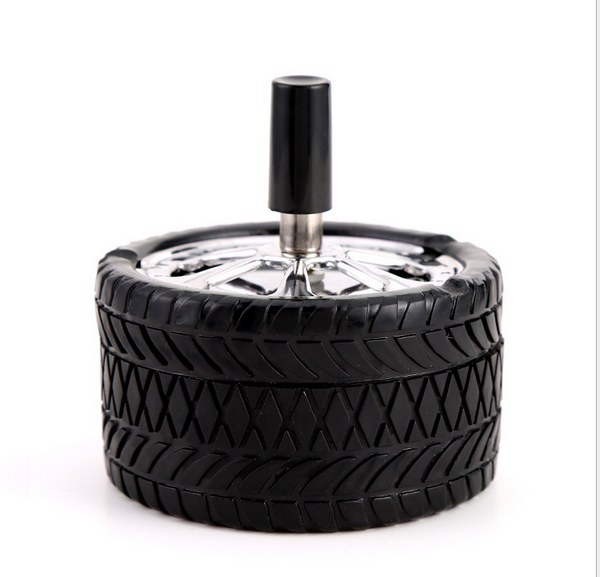 Universal Durable Portable Car Ashtray Car Interiors Fashion Wheel Style Ashtray