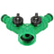 Three-Way Ball Valve Quick Connector Hose Pipe Adapter Water Irrigation 2 Way Y Tap Fitting Garden Pipe Splitter Turn Off Switch