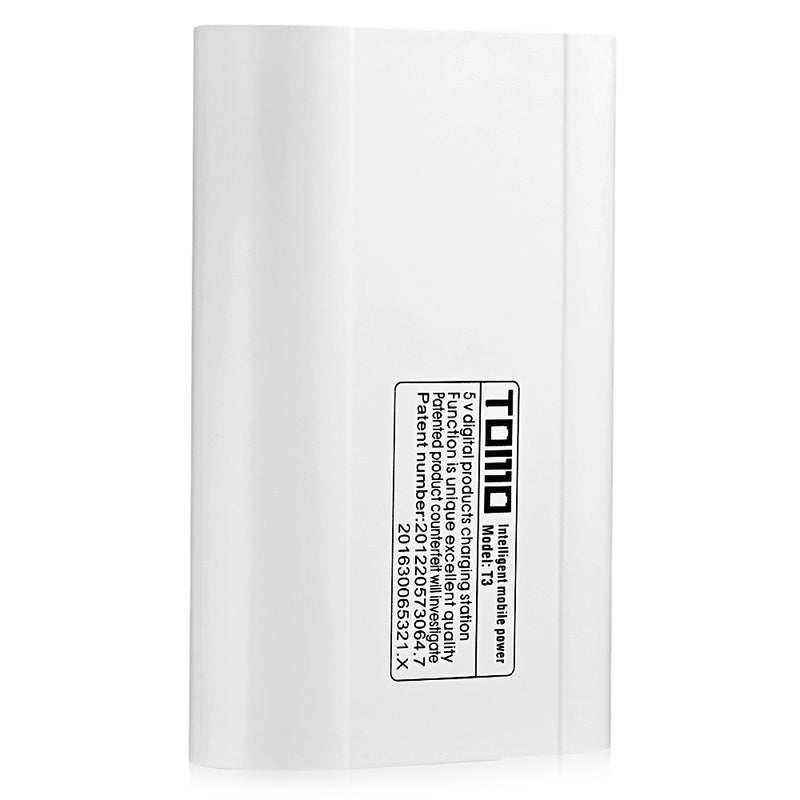 TOMO T3 Power Bank 3pcs 18650 Li-ion Battery Dual USB Charger DIY Case Box for Mobile Phone