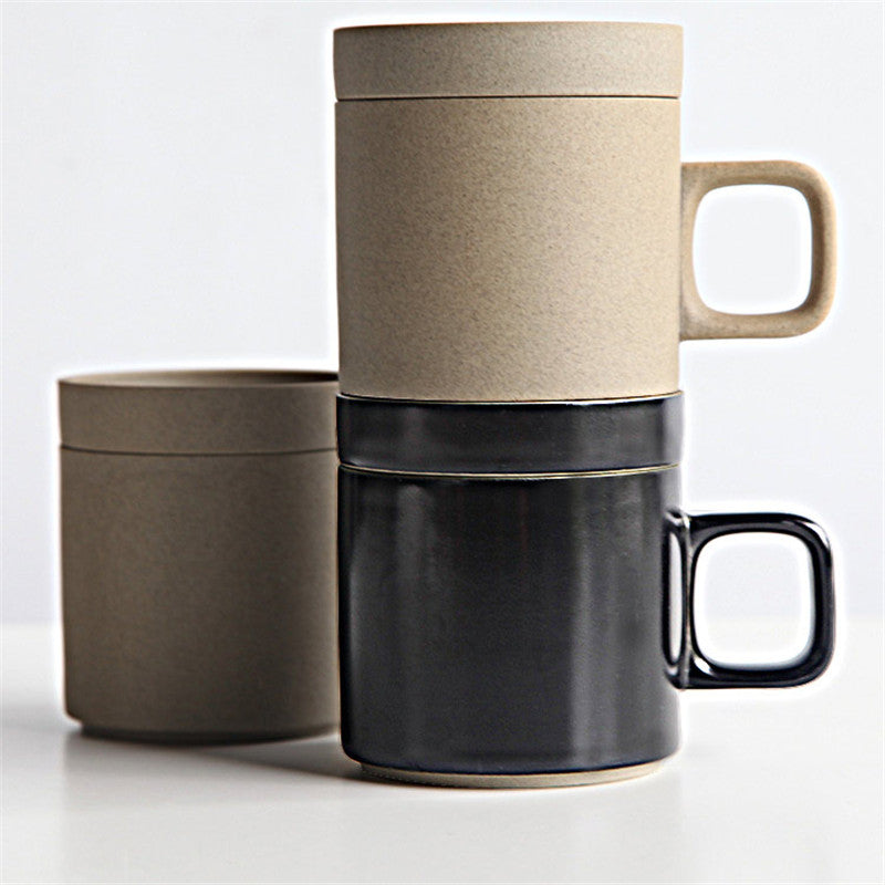 VH Wireless Charging Electric Cup Japanese Style Mugs Ceramics Coffee Mug With Saucer