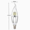 Dimmable E27 E14 E12 7W 60 SMD 3014 LED Pure White Warm White Sliver Candle Light Lamp Bulb AC110V