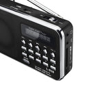 Portable FM 87.5-108MHZ 4.2V 4 Radio TF SD Card AUX Loop Play Speaker MP3 Music Player