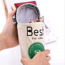 Pencil Case Supplies Stationery Kawaii  Coffee Cup School Student Gift Pen Box Bag
