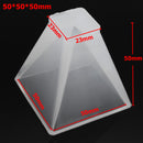 Pyramid Silicone Mold Ornaments Resin Hand Making Crystal Jewelry Pendant Mould