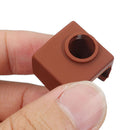 5pcs MK10 Coffee Color Silicone Protective Case For Heating Aluminum Block 3D Printer Part Hotend