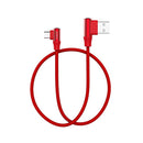 JOWAY LM28 1M USB Type-C 2A 90 Degree Fast Charging Data Cable for Samsung Xiaomi Huawei