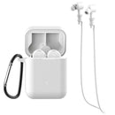 Bakeey 3 in 1 Xiaomi Air bluetooth Wireless Headset Case Silica Gel Protection Anti-lost Rope Metal Buckle Earphone Storage Box