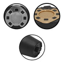 3Pcs/Set Gold Chrome Plating Refillable Coffee Capsule Cup Reusable Coffee Pods w/ Spoon Brush for Nescafe Dolce Gusto Brewer