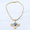 Unisex Fidget Spinner Necklace Four Leaf Crab Craws Pendant Necklace Women Men