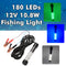 ZANLURE 12 Volt Submersible Deep Drop Underwater LED Fishing Lamp