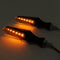 4Pcs Universal 10LED 12V 1W Motorcycle Turn Signal Lights Indicator Amber Blue