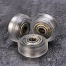 10pcs Transparent Pulley Wheel with 625zz Double Bearing for V-slot 3D Printer