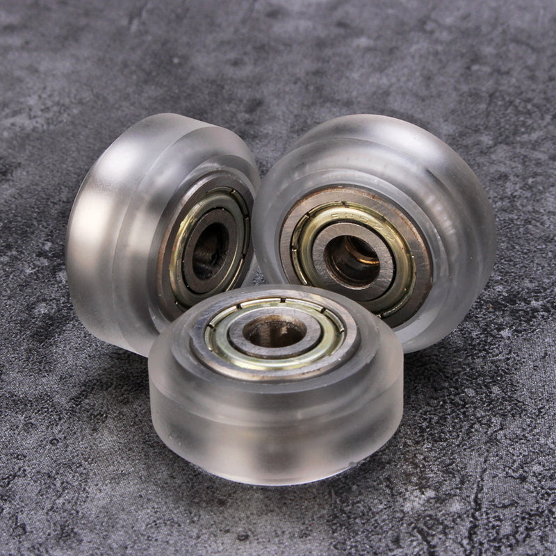 10pcs Transparent Pulley Wheel with 625zz Double Bearing for V-slot 3D Printer