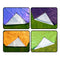 210*200cm Tent Tarp Rain Sun Shade Hammock Shelter Waterproof Camping Pad Cover