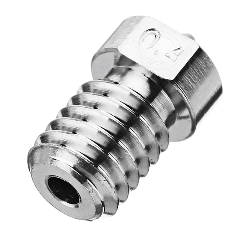 3Pcs 0.4mm Titanium Alloy M6 Thread Nozzle for 3D Printer