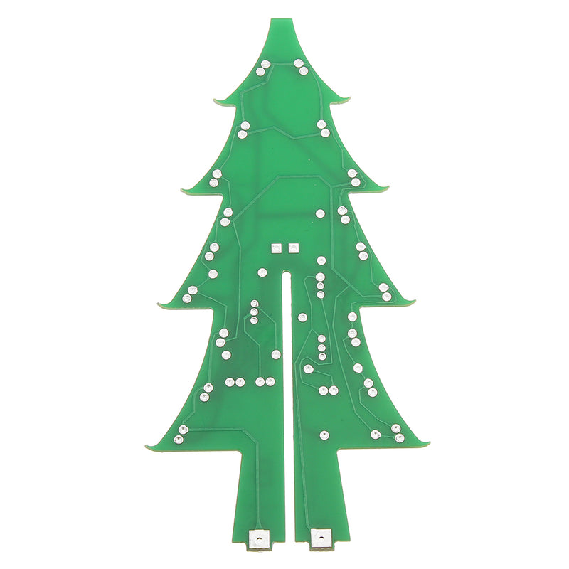 Upgraded Version DIY Colorful Christmas Tree Electronic Production Kit With Power Cable
